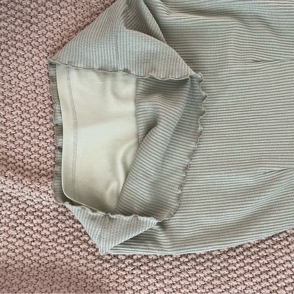 Princess Polly Slow Dancing Mini Dress - Sage - Picture 7 of 8